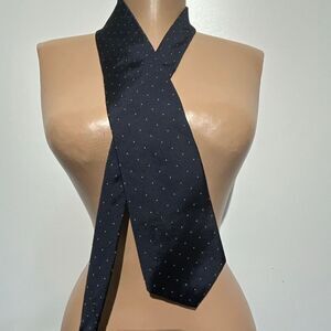 Christian Dior Men's Multicolor All Silk Polka Dot Neck Tie